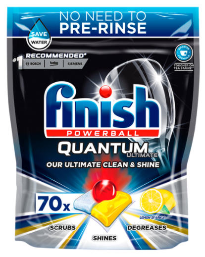 Finish Quantum Ultimate Lemon Sparkle, 2 x 70 Tablet Pack Online Hot Sale